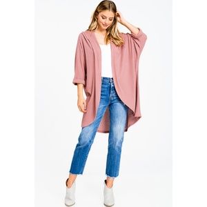 NWT Hooded Duster Cardigan